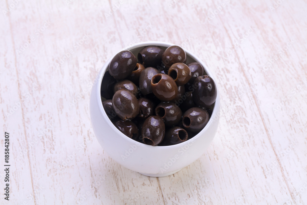 Pickled olives in the bowl Pickled olives in the bowl