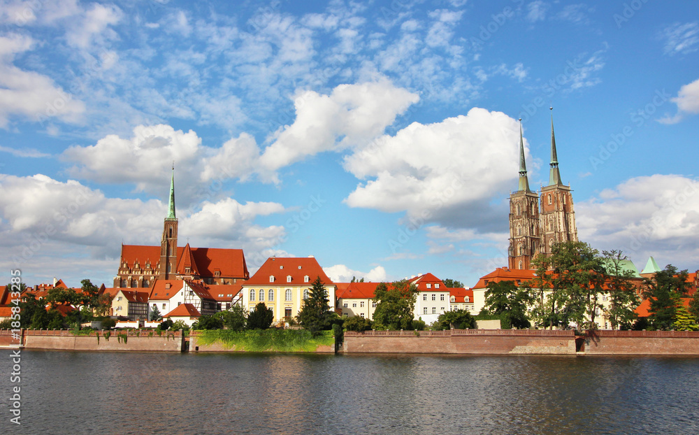 Vega del río Oder, Wroclaw, Polonia