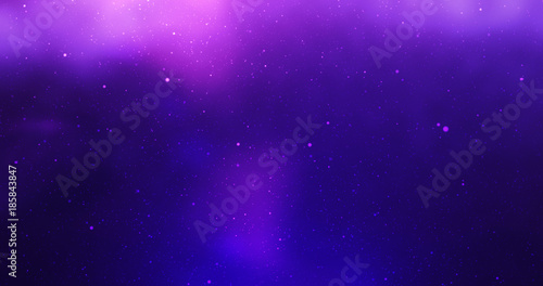 Universe with stars, cosmos and ultra violet colorful