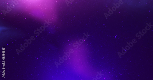 Universe with stars, cosmos and deep ultra violet colorful