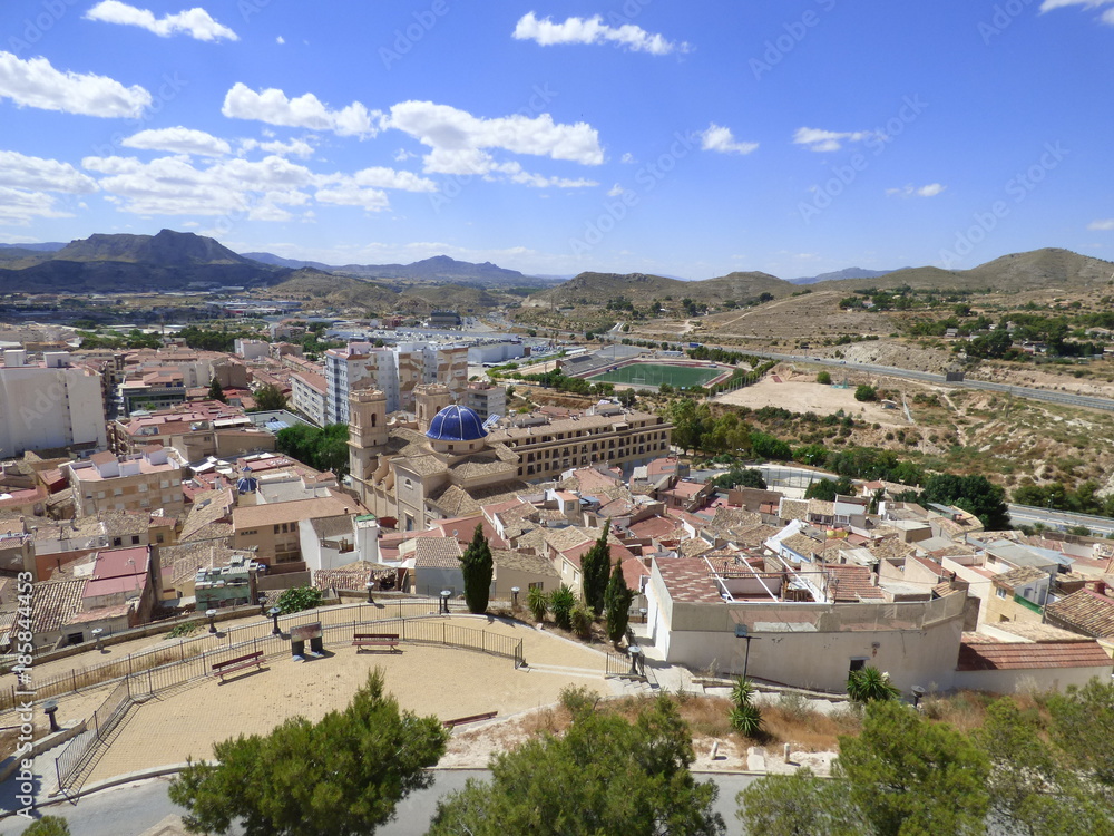 Petrel​​ /Petrer pueblo de  Alicante en la Comunidad Valenciana, España, situado en la comarca del Vinalopó Medio