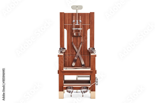 Electric chair, 3D rendering