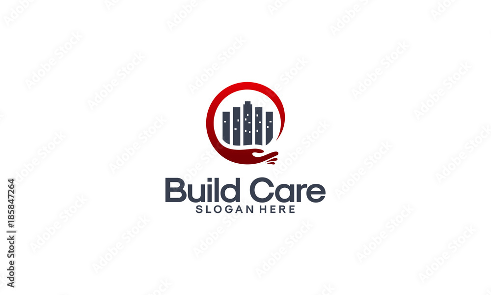 Building Care logo designs vector, apartment service logo designs concept