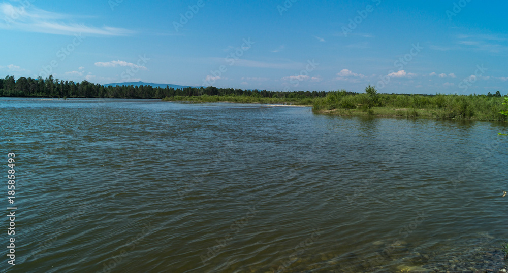 The river Kitoy in Eastern Siberia