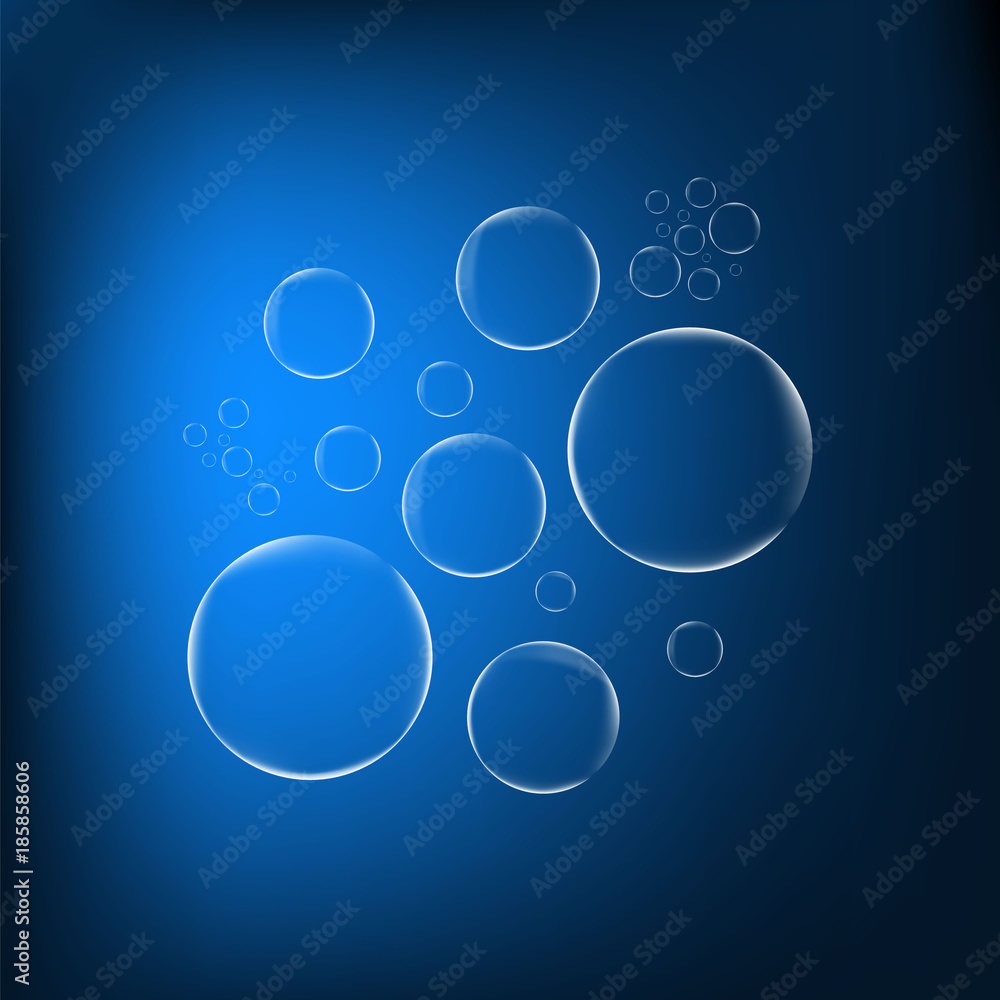 Bubbles vector illustration. Bubbles vector illustration.
