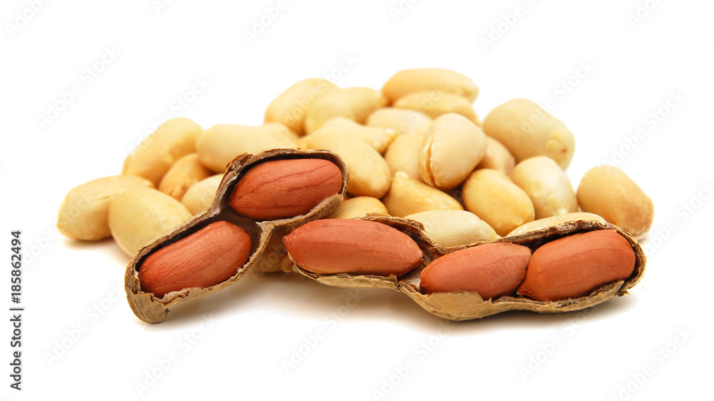 Peanut isolated on white background Peanut isolated on white background