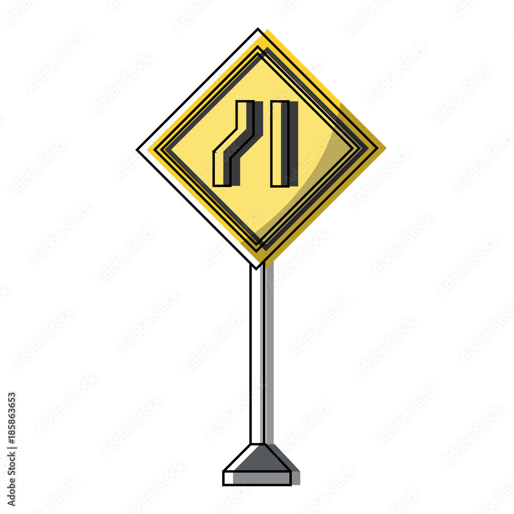 warning road signs design