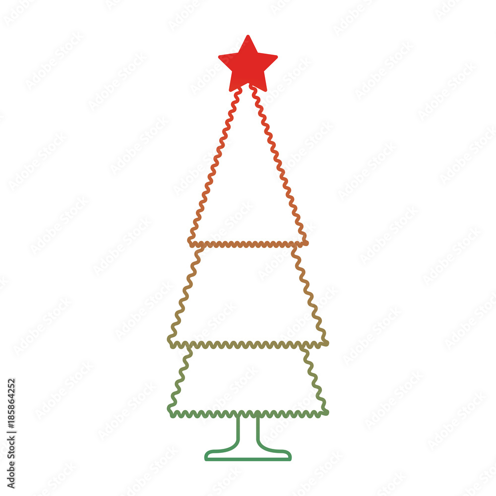 christmas tree isolated icon vector illustration design christmas tree isolated icon vector illustration design