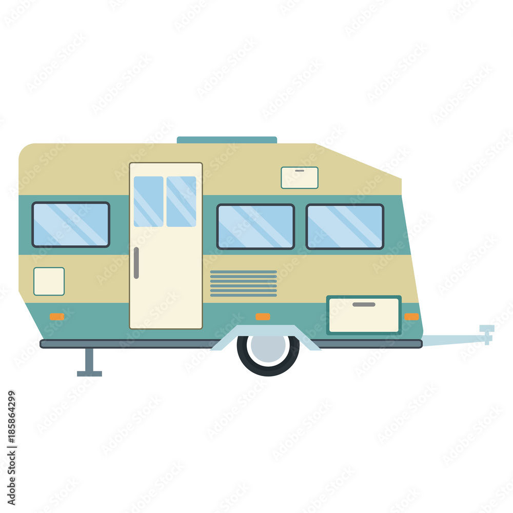 Trailer home isolated icon vector illustration graphic design Trailer home isolated icon vector illustration graphic design