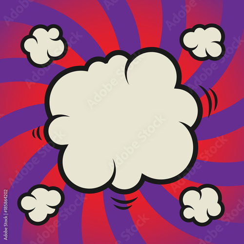 Abstract color cartoon comic background