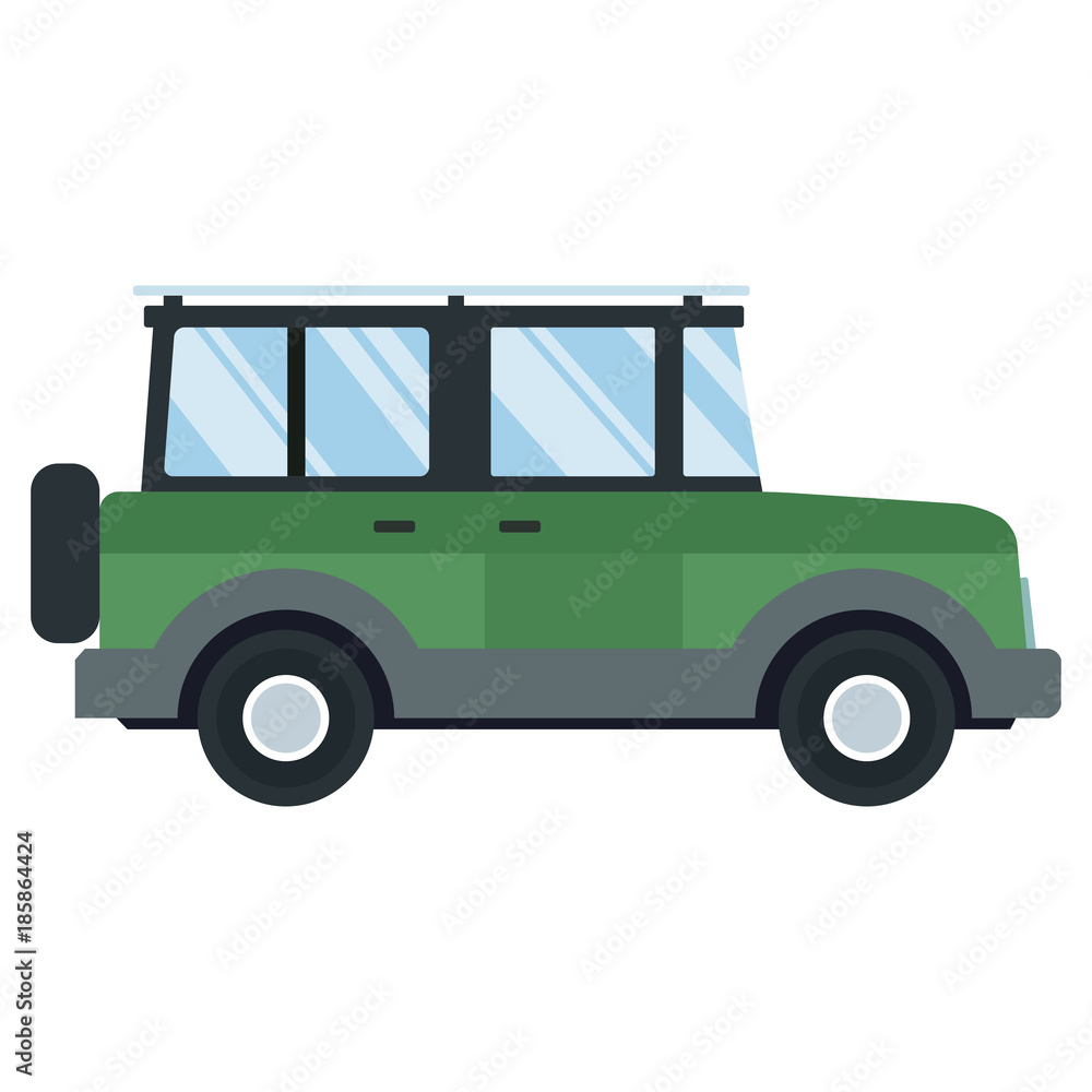 SUV sport vehicle icon vector illustration graphic design