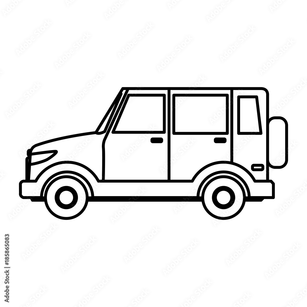 Off road sport truck icon vector illustration graphic design Off road sport truck icon vector illustration graphic design