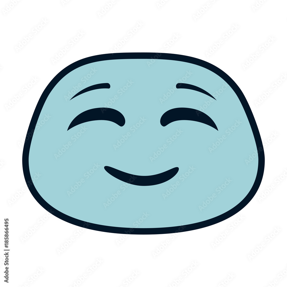 happy emoji kawaii character vector illustration design happy emoji kawaii character vector illustration design