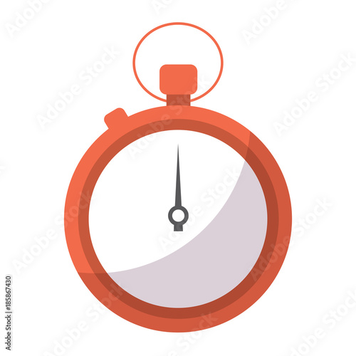 clock time stopwatch business icon vector illustration