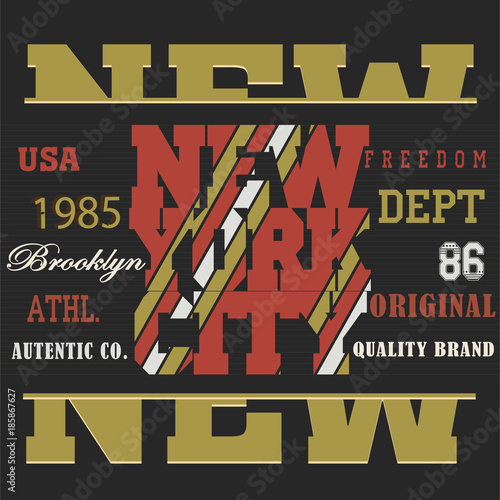 typography sport new york