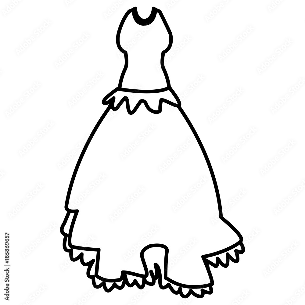 Womens beautiful dress icon vector illustrationgraphic design Womens beautiful dress icon vector illustrationgraphic design