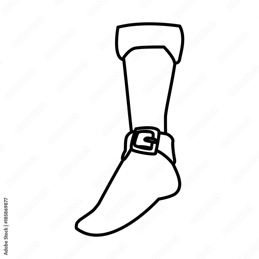 Pirate women boot icon vector illustrationgraphic design Pirate women boot icon vector illustrationgraphic design