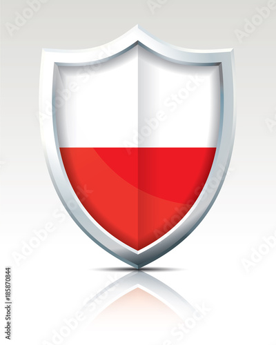 Shield with Flag of Poland Free Download Shield with Flag of Poland - GFXLoad