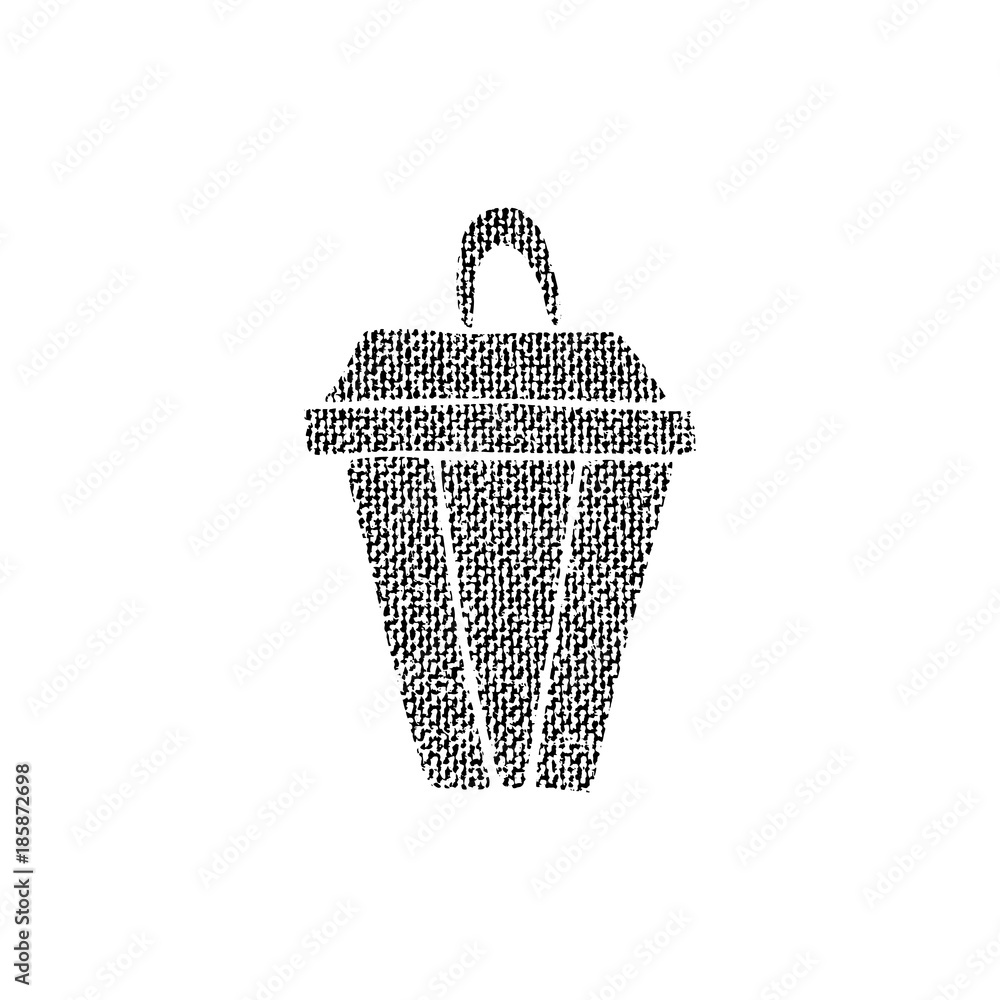 Obraz premium Vector textured lantern