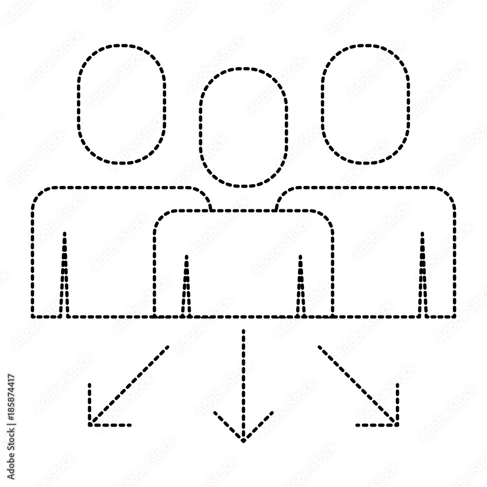 businessman options arrows direction choise vector illustration