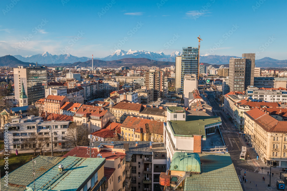 Obraz premium Nice view of Ljubljana Slovenia
