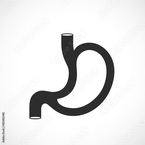 Empty stomach vector icon