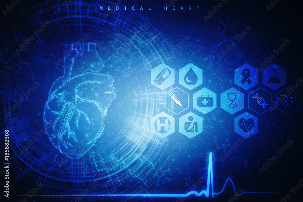 2d illustration Anatomy of Human Heart
2d illustration Anatomy of Human Heart