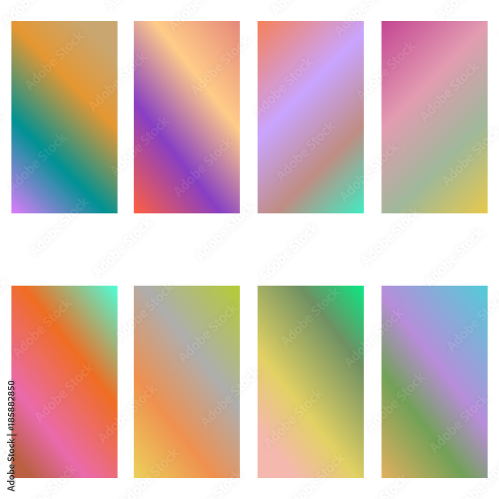 Modern screen vector background design. Soft color gradients.