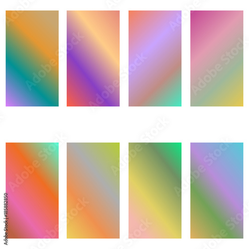 Modern screen vector background design. Soft color gradients. © Ruslan