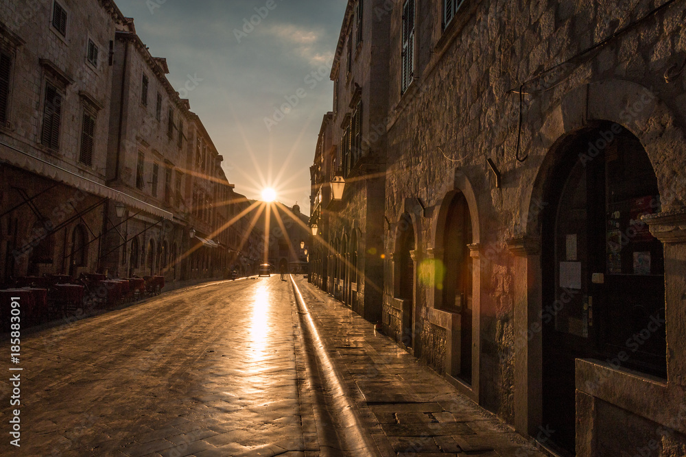 Early morning in Dubrovnik