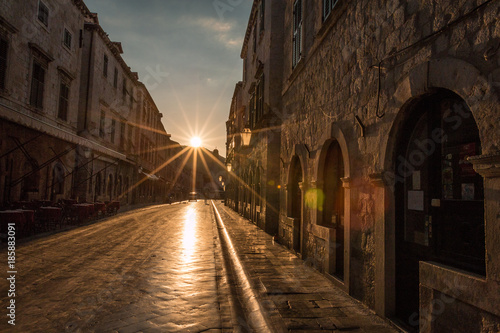 Early morning in Dubrovnik