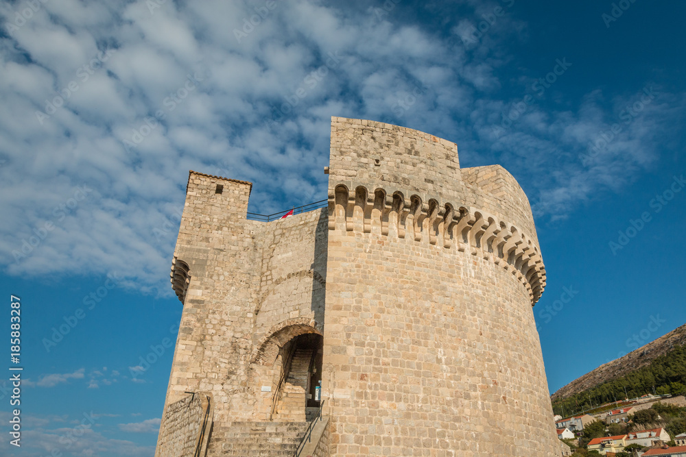 Old tower in Dubrovnik