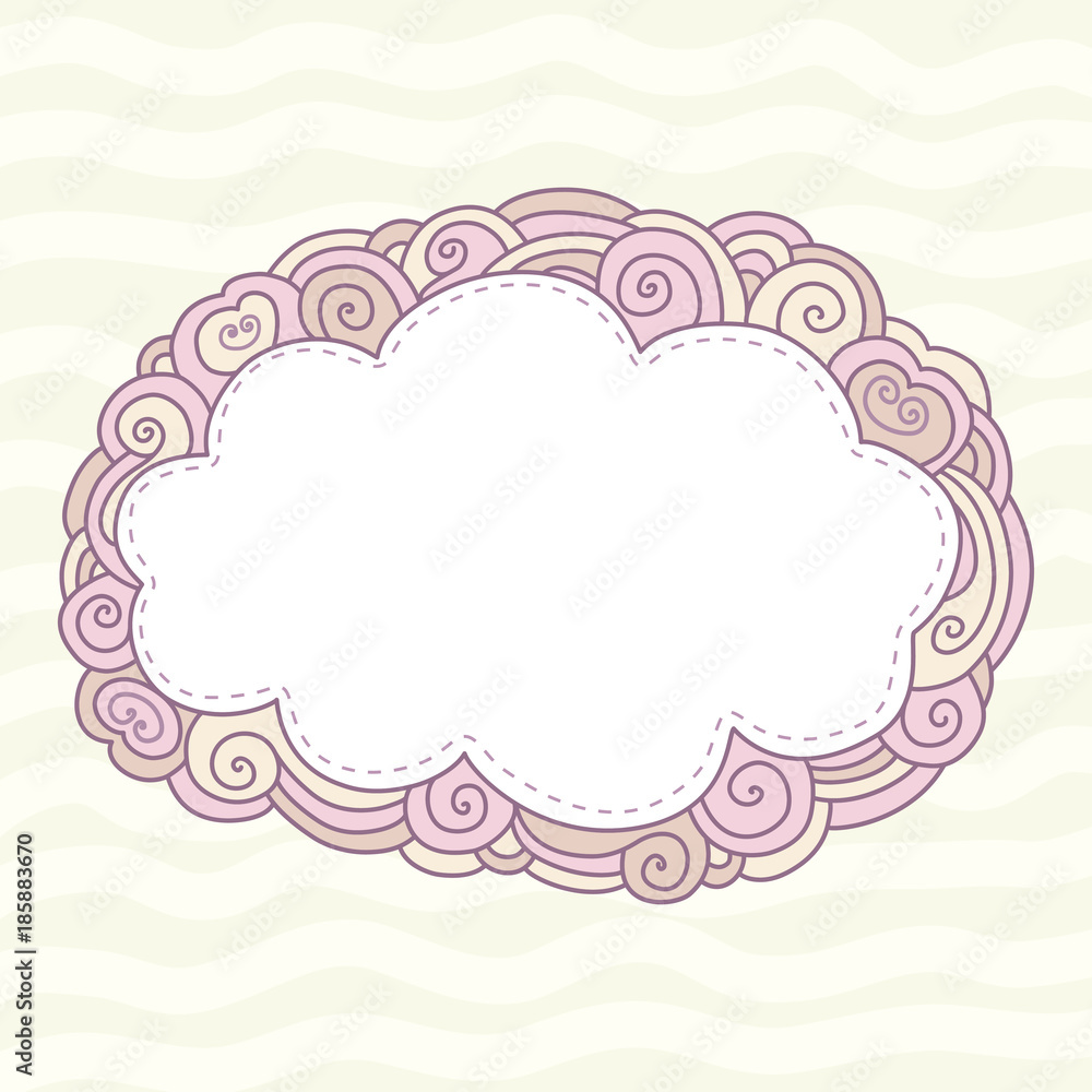 Fine decorative frame. Stock vector template, easy to use. Fine decorative frame. Stock vector template, easy to use.
