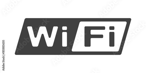 Wifi free icon isolated on white background