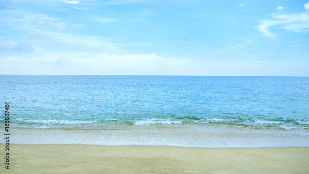 Sea and Blue Sky Beach Sea and Blue Sky Beach