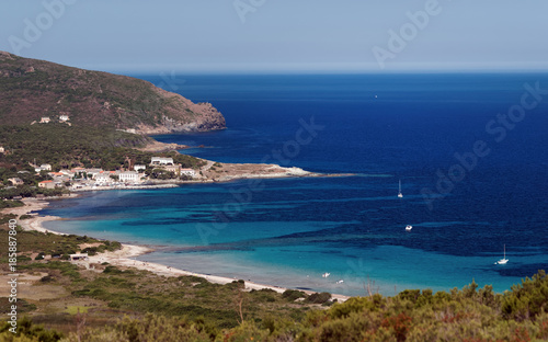 Fototapeta Naklejka Na Ścianę i Meble -  Littoral de Barcaggio dans le cap Corse