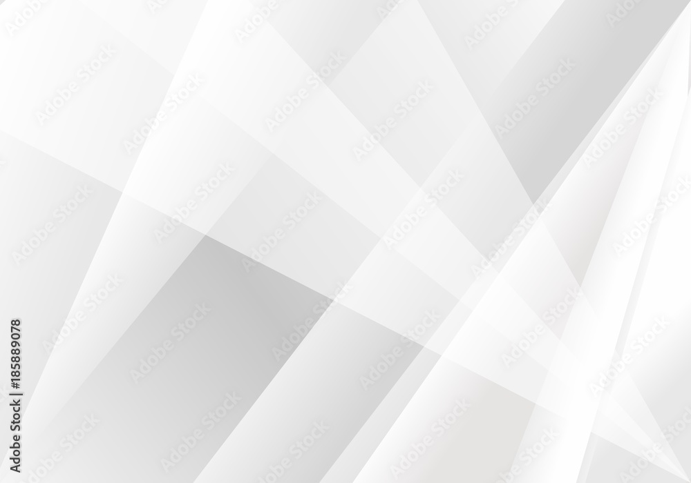 Obraz premium Abstract White and gray color technology modern futuristic background, vector illustration