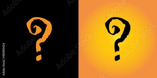 question mark design