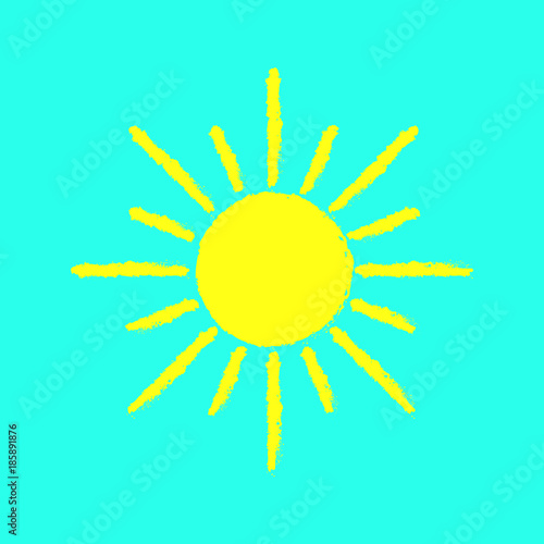 creative sun icon
