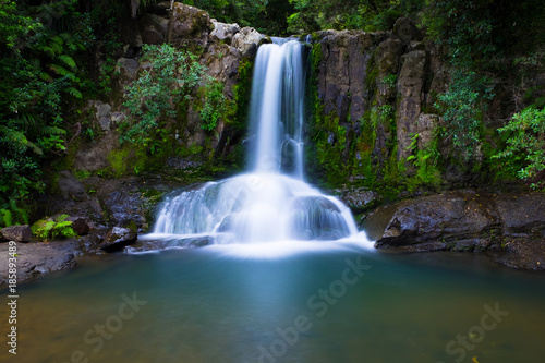 Waterfall in New Zealand  Waiau Falls