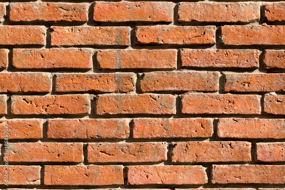 Grunge old red brick pattern textured background. Grunge old red brick pattern textured background.