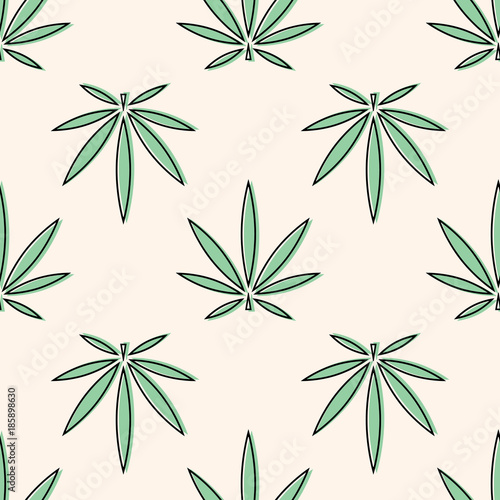 weed seamless background design