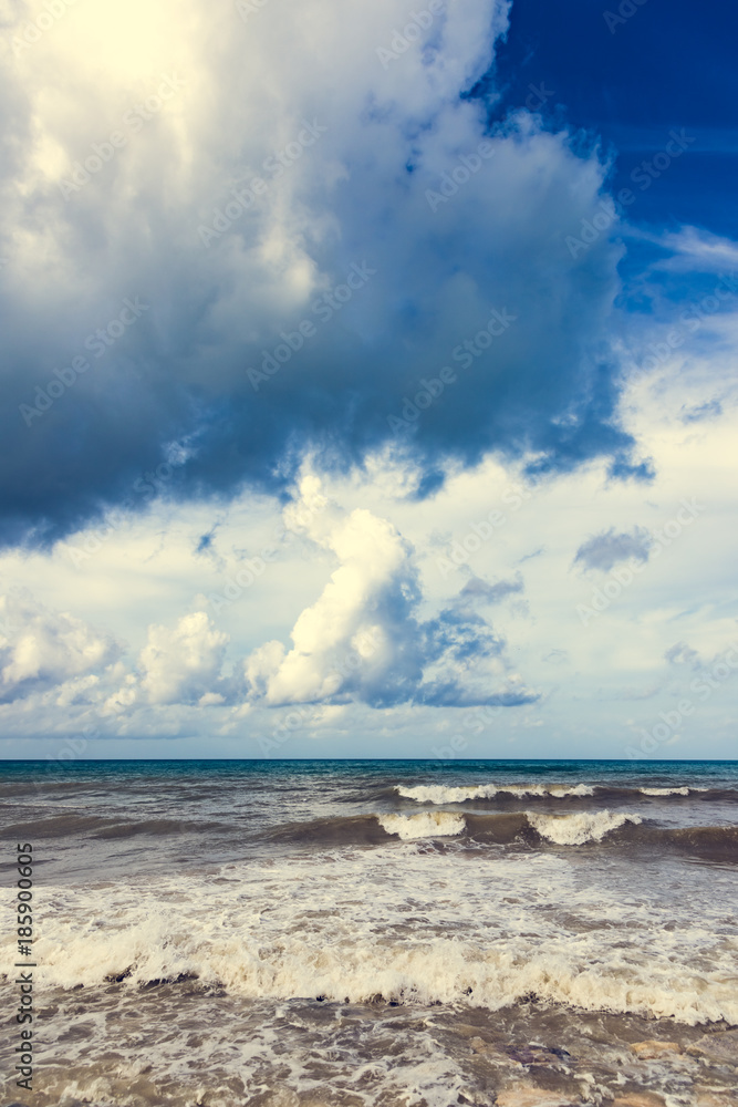 magical paradise beach of the Caribbean sea magical paradise beach of the Caribbean sea