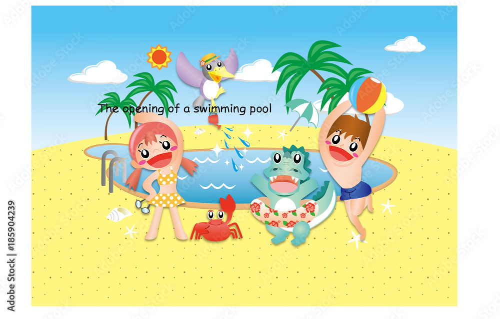 72 件の最適な プール開き 画像 ストック写真 ベクター Adobe Stock