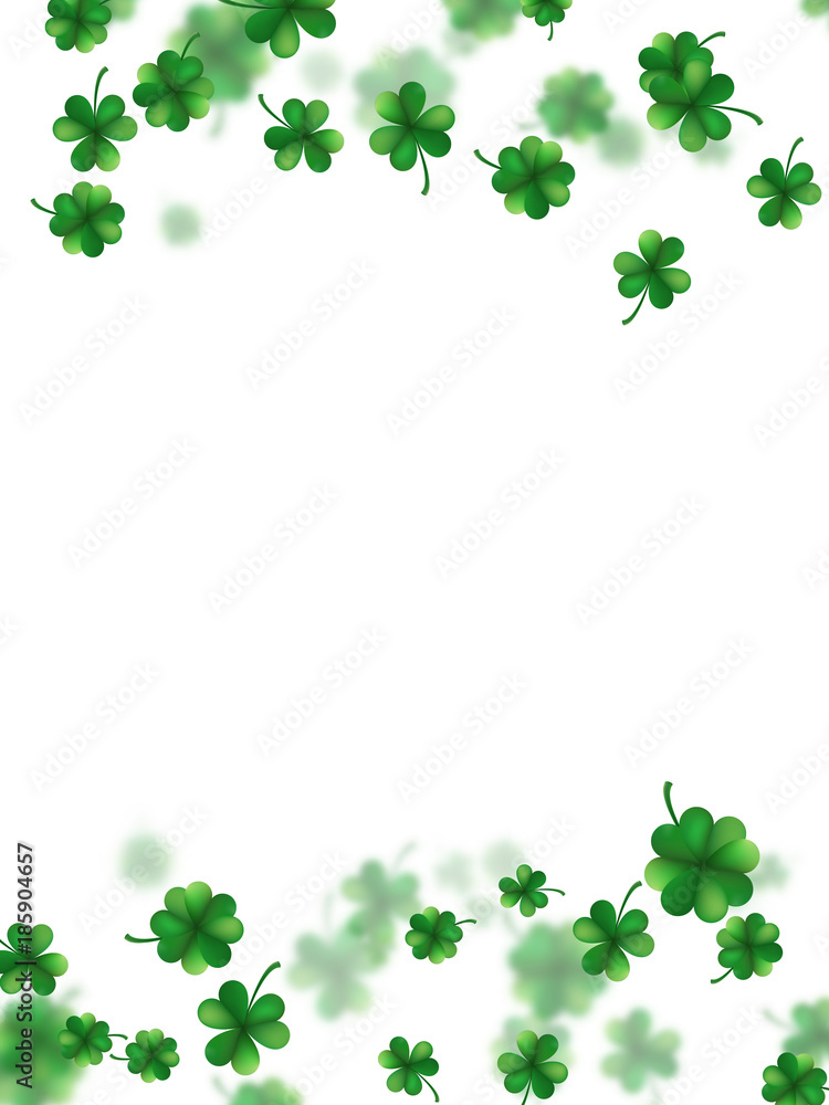 Saint Patricks day frame. EPS 10 vector