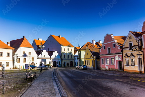 Downtown in Trebon, Czech Republic