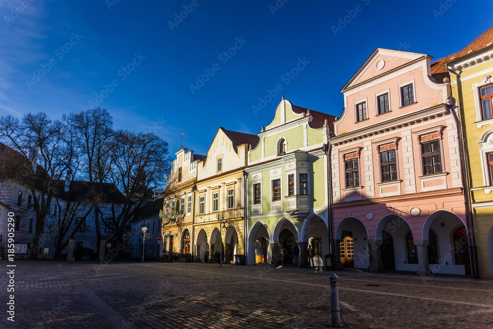 Downtown in Trebon, Czech Republic