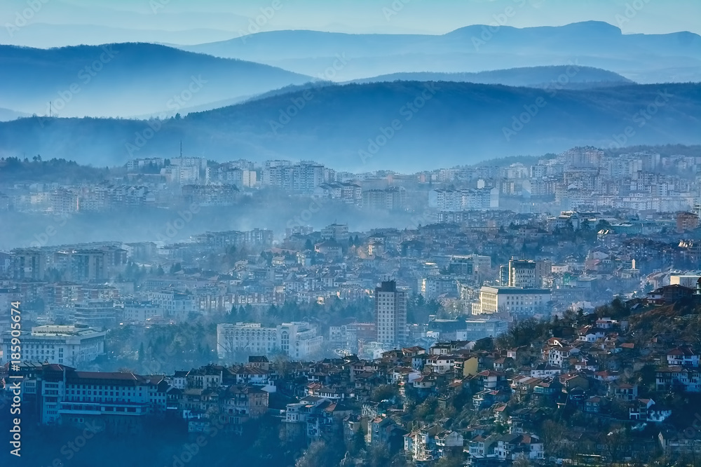 Panoramic View of Veliko Tarnovo