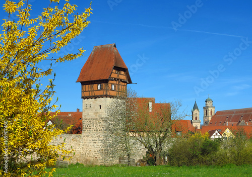 Dinkelsbühl, Mittelfranken, Franken, Bayern, Ansbach, Bäuerlinsturm