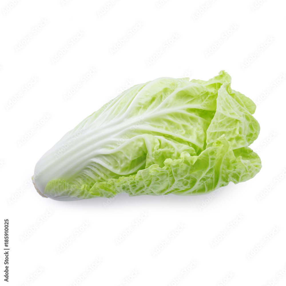 fresh chinese cabbage isolated on a white background fresh chinese cabbage isolated on a white background
